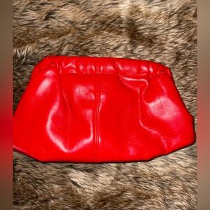 Vibrant Red Clutch Bag